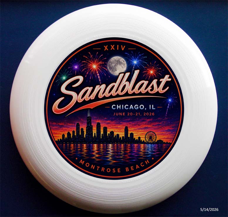 Sandblast Fireworks Tournament Disc