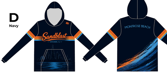 Sandblast Sun Hoodie (Navy)